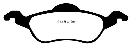 Pastillas de freno ebc DP71708