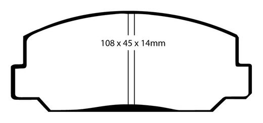 Pastillas de freno ebc DP71708