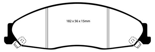Pastillas de freno ebc DP71708