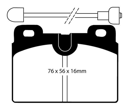 Pastillas de freno ebc DP71708