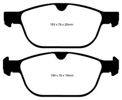 Pastillas de freno ebc DP71708