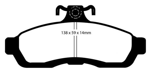 Pastillas de freno ebc DP71708