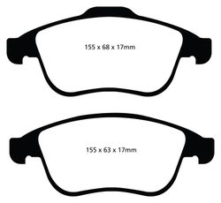 Pastillas de freno ebc DP71708