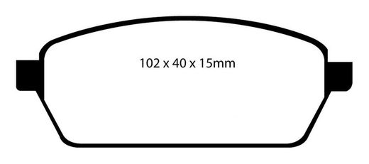 Pastillas de freno ebc DP71708