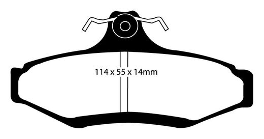 Pastillas de freno ebc DP71708