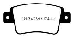 Pastillas de freno ebc DP71708