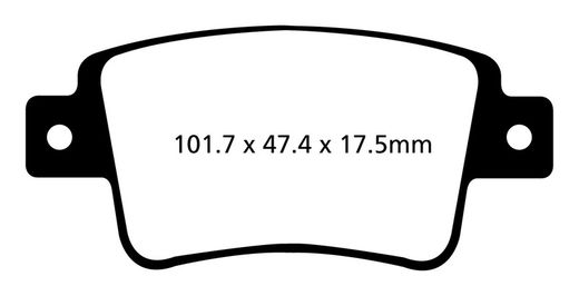 Pastillas de freno ebc DP71708