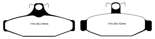 Pastillas de freno ebc DP71708