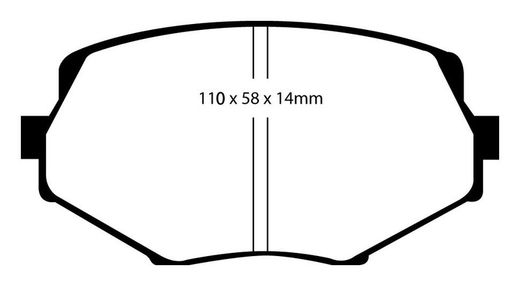 Pastillas de freno ebc DP71708