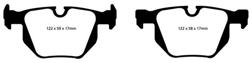 Pastillas de freno ebc DP71708