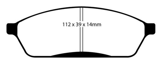 Pastillas de freno ebc DP71708