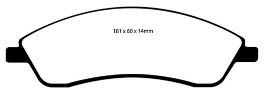 Pastillas de freno ebc DP71708