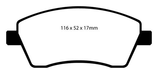 Pastillas de freno ebc DP71708