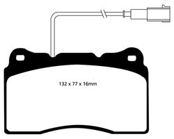 Pastillas de freno ebc DP71708