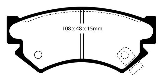 Pastillas de freno ebc DP71708