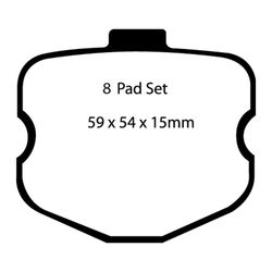 Pastillas de freno ebc DP71708