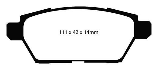 Pastillas de freno ebc DP71708