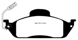 Pastillas de freno ebc DP71708