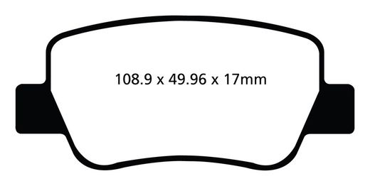 Pastillas de freno ebc DP71708