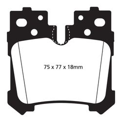 Pastillas de freno ebc DP71708