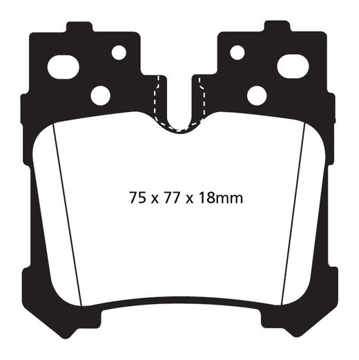 Pastillas de freno ebc DP71708