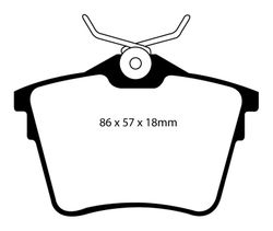 Pastillas de freno ebc DP71708