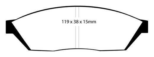 Pastillas de freno ebc DP71708