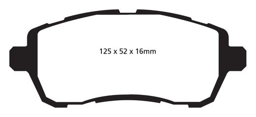 Pastillas de freno ebc DP71708