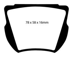 Pastillas de freno ebc DP71708