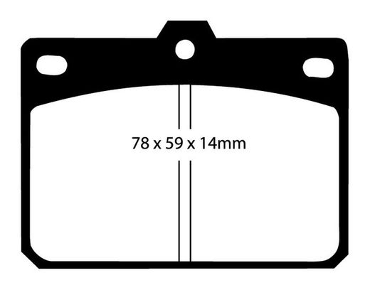 Pastillas de freno ebc DP71708