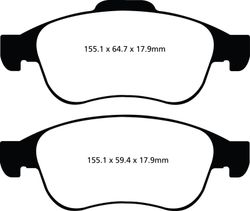 Pastillas de freno ebc DP71708