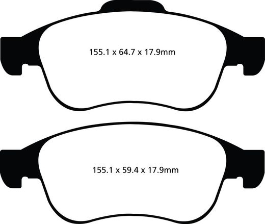 Pastillas de freno ebc DP71708