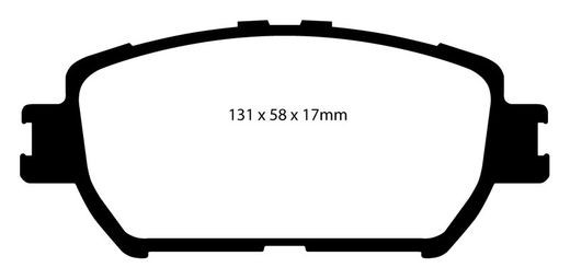 Pastillas de freno ebc DP71708