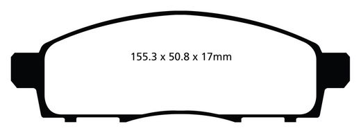 Pastillas de freno ebc DP71708