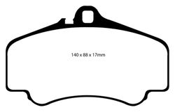 Pastillas de freno ebc DP71708