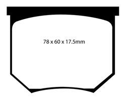 Pastillas de freno ebc DP71708