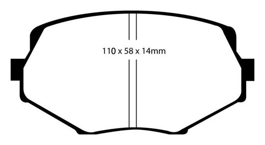 Pastillas de freno ebc DP71708
