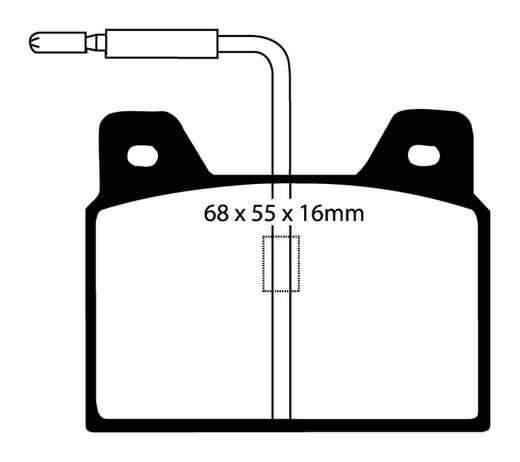 Pastillas de freno ebc DP71708