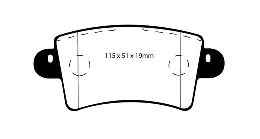 Pastillas de freno ebc DP71708