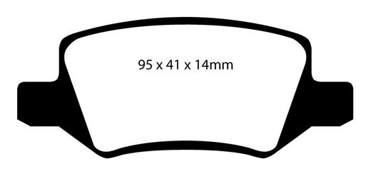 Pastillas de freno ebc DP71708