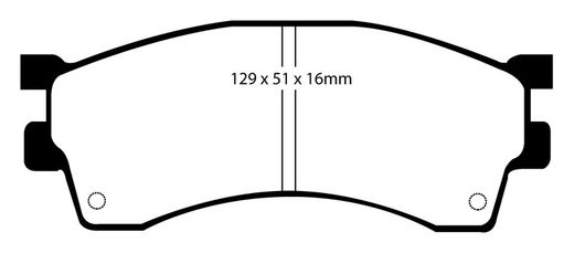 Pastillas de freno ebc DP71708