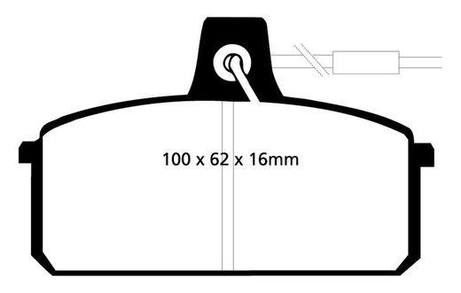 Pastillas de freno ebc DP71708