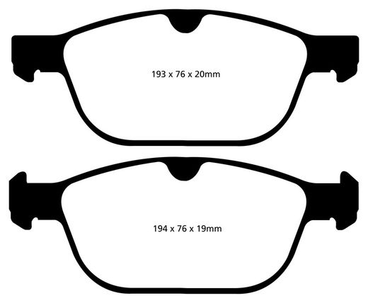 Pastillas de freno ebc DP71708