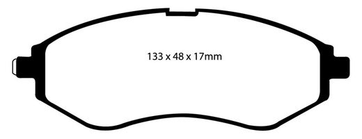 Pastillas de freno ebc DP71708