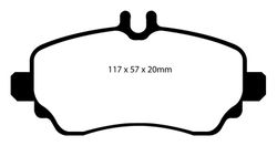 Pastillas de freno ebc DP71708