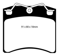Pastillas de freno ebc DP71708