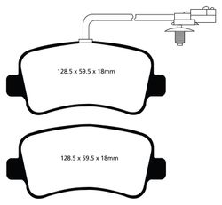 Pastillas de freno ebc DP71708