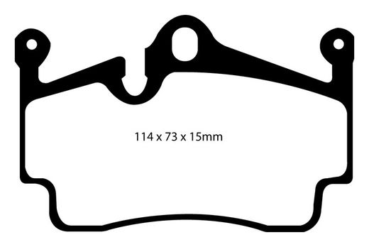 Pastillas de freno ebc DP71708