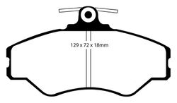 Pastillas de freno ebc DP71708