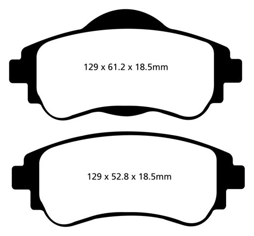 Pastillas de freno ebc DP71708
